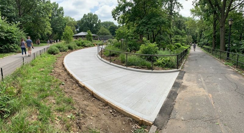 Concrete Walkway Installation in Denver, CO